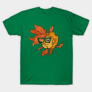 Hipster Goldfish T-Shirt